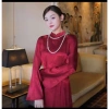 Áo Dài Gấm Truyền Thống Lan Mộc - Tôn Dáng, Sang Trọng | 395,100₫ - Áo dài Hà Anh