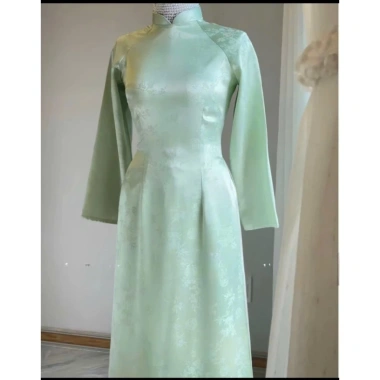 Áo Dài Gấm Truyền Thống Lan Mộc - Tôn Dáng, Sang Trọng | 395,100₫ - Áo dài Hà Anh 3