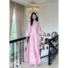 Áo Dài Gấm Truyền Thống Lan Mộc - Tôn Dáng, Sang Trọng | 395,100₫ - Áo dài Hà Anh 9