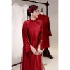 Áo Dài Gấm Vân Mây Dáng Xuông Tay Dài Loe Xẻ, Nơ Điểm Nhấn Sang Trọng – 393.600₫ 8