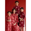 Áo dài gia đình Viet Family đứng phom - Set tết ông bà bố mẹ con, giảm 86.800₫ 2