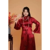 Áo dài hồ điệp đỏ họa tiết Tết Bigsize nữ - Giảm giá 680.000đ 4