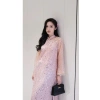 Áo dài kim sa bling hot trend Tết 2.026, phối quần lụa dáng suông cao cấp - Giá 479.000 VND 6