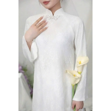 Áo dài kim sa lấp lánh - Tôn dáng kiêu sa, rạng ngời ngày đôi lứa 483k 2 Áo dài kim sa lấp lánh - Tôn dáng kiêu sa, rạng ngời ngày đôi lứa 483k 2