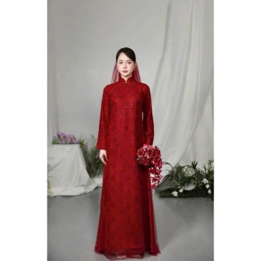 Áo dài kim sa lấp lánh - Tôn dáng kiêu sa, rạng ngời ngày đôi lứa 483k 3 Áo dài kim sa lấp lánh - Tôn dáng kiêu sa, rạng ngời ngày đôi lứa 483k 3