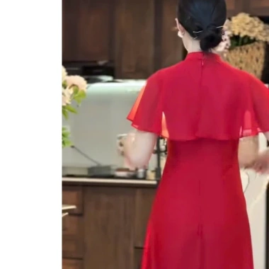 Áo dài lụa 1 lớp NTV CLOTHINGS – Áo dài Tết sang trọng, giá chỉ 250.000đ