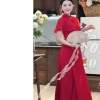 Áo dài lụa 1 lớp NTV CLOTHINGS – Áo dài Tết sang trọng, giá chỉ 250.000đ 4
