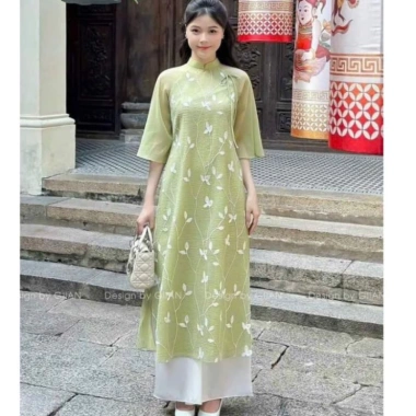 Áo dài lửng nữ - Thiết kế thanh lịch, giảm còn 480.000₫ (giá gốc 585.600₫)