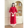Áo dài mẹ bé Oganza sang xịn - Vải nhẹ mịn, lên dáng xinh, Tết đẹp, giảm 18% Moc99 2