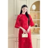 Áo dài mẹ bé Oganza sang xịn - Vải nhẹ mịn, lên dáng xinh, Tết đẹp, giảm 18% Moc99 6