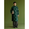 Áo Dài Nam Cách Tân Bố và Bé Trai Mặc Tết Chất Gấm Đẹp N08 – Giá chỉ 350k 7