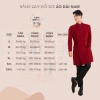 Áo dài nam cách tân de be nâu - Vải gấm truyền thống, may sẵn, form Vestton Tiệm 90, phù hợp tiệc lễ tết, giá ưu đãi 335.000đ - AD90.127 3