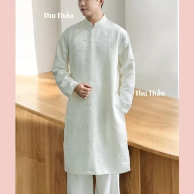 Áo Dài Nam Cách Tân Gấm Thủy Đệm Vai – Mặc Du Xuân & Lễ Tết, Giảm tới 315.000₫
