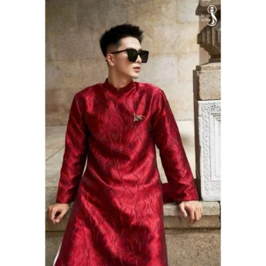 Áo dài nam cách tân Vân Hoa – Thiết kế cao cấp, sang trọng, giá chỉ 350.000₫ giảm từ 434.000₫