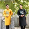 Áo dài nam đen thêu đàn én, phom chuẩn chụp Tết, mạnh mẽ - 609.000đ - Áo Dài Thiên Vương 5