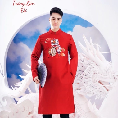 Áo Dài Nam Họa Tiết Truyền Thống Tinh Tế 2.026 - Giá Ưu Đãi 399.000đ 10