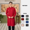 Áo Dài Nam Ngũ Thân Truyền Thống Form Rộng Cúc Bọc Thương Hiệu Mr Twins Không Kèm Quần