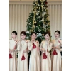 Áo dài nam nữ gia đình, tráp, bê lễ - Sang trọng, giảm giá 230.000₫ (giá gốc 299.000₫) 3