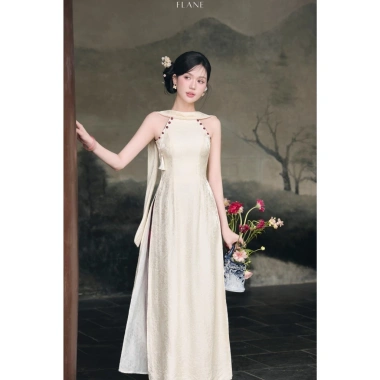 Áo dài NGUYỆT KIM Flane 2.026 - Thiết kế vải lụa cao cấp, sang trọng, giảm giá 17% chỉ 611.325 VND, đặc biệt phù hợp cho tiệc cưới và sự kiện
