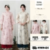 Áo Dài Nữ ELENA Dáng Suông Tay Lỡ Vải Tơ Thêu Cao Cấp Cách Tân BIGSIZE