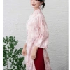 Áo Dài Nữ ELENA Dáng Suông Tay Lỡ Vải Tơ Thêu Cao Cấp Cách Tân BIGSIZE 4
