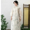 Áo Dài Nữ ELENA Dáng Suông Tay Lỡ Vải Tơ Thêu Cao Cấp Cách Tân BIGSIZE 7