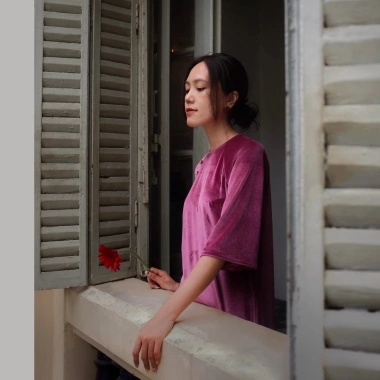 Áo Dài Nữ Suông Cao Cấp Vải Tuyết Nhung - Áo Dài Tết Cách Tân Trúc Anh 299k
