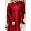 Áo Dài Nữ Truyền Thống Dáng Xuông Gấm Vân Mây Tay Dài Loe Xẻ Đính Nơ – Giá 174.000đ, Sang Trọng Quý Phái 10