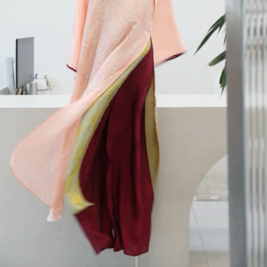 Áo dài PETBYCHANG cách tân 4 tà phối màu thọ dơi – hoàn hảo mặc Tết, lễ, chụp ảnh – chỉ 480.000đ 9