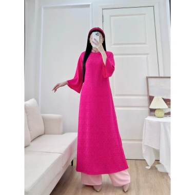 Áo dài phi yến cao cấp đính đá handmade - Set sang trọng, giảm giá 928.800₫