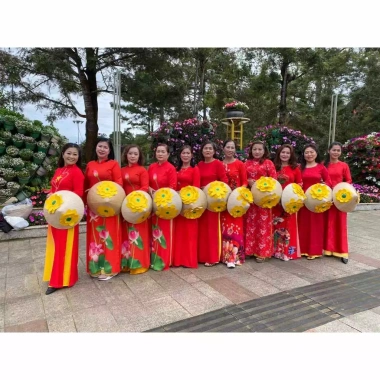 Áo Dài Sao Vàng Việt Nam Đầy Đủ Size S/M/L/XL/2XL/3XL/4XL/5XL Giá Ưu Đãi 68k 5