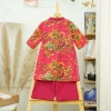 Áo dài tấm cặp bé trai bé gái vải linen mịn chăn công Yespapa Rio194 giá 279.000 VND 7