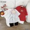 Áo dài tết 2.026 bé trai cách tân – Tafta dày, form quần kaki mềm, tinh hoa Việt Nam, giá chỉ 315.000đ 4