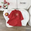 Áo dài tết 2.026 bé trai cách tân – Tafta dày, form quần kaki mềm, tinh hoa Việt Nam, giá chỉ 315.000đ 10