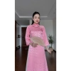 Áo Dài Tết 2.026 Cách Tân Bạch Ngọc Dáng Suông - Gấm Xưa Vải Mềm, Tặng Bông Tai 7