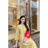 Áo dài Tết 2.026 cách tân suông tơ óng - Mã TS04, giảm giá 150.420₫, sang trọng 3