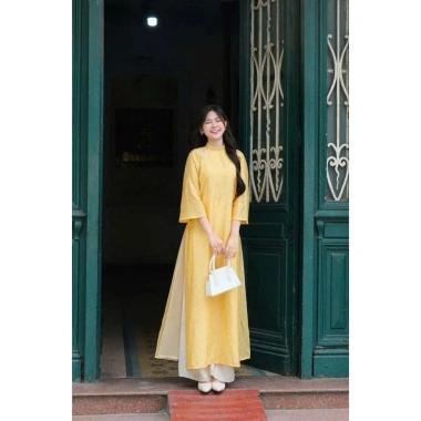 Áo dài Tết 2.026 cách tân suông tơ óng - Mã TS04, giảm giá 150.420₫, sang trọng