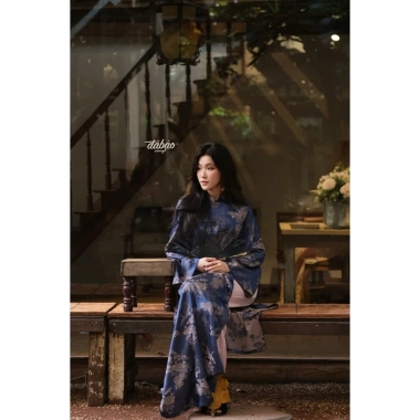 Áo dài Tết 2.026 Syn Bigsize nữ lụa gấm cao cấp, duyên dáng quý phái, giá 329k
