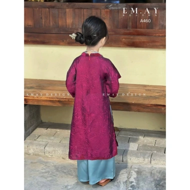 Áo dài tết bé gái mẫu Mợ chảnh thướt tha, size 10‑40kg, giảm còn 255k