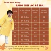 Áo dài tết bé trai đỏ chất tafta thêu núi - chuẩn hình chụp hình, giá ưu đãi 295k - Áo Dài Nam Hoàng 5