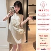 Áo Dài Tết Cách Tân Tiểu Thư See You Dáng Suông Sát Nách Khăn Choàng Quần Ống Rộng Du Xuân 450.000 VND