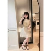 Áo Dài Tết Cách Tân Tiểu Thư See You Dáng Suông Sát Nách Khăn Choàng Quần Ống Rộng Du Xuân 450.000 VND 4