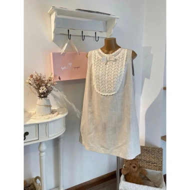 Áo Dài Tết Cách Tân Tiểu Thư See You Dáng Suông Sát Nách Khăn Choàng Quần Ống Rộng Du Xuân 450.000 VND