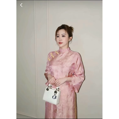 Áo Dài Tết Du Xuân Lụa Gấm Cao Cấp - Wonmen Dress Lich Thiệp Nữ Giá 278.000đ