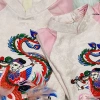 Áo dài Tết Phụng Nghi – Gấm vân điệp đứng form bố, gấm châu sa mềm mịn mẹ – 257k 8