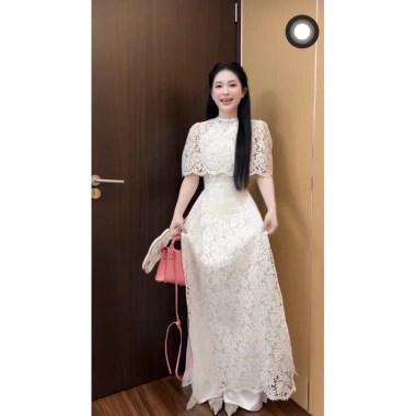 Áo dài tết Thảo xinh A8.199 Áo dài cô dâu xinh sang giá chỉ 399.000đ 6