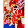 Áo dài Tết trend chăn con công kèm Bờm chính hãng - Giá ưu đãi 260,000₫ 3