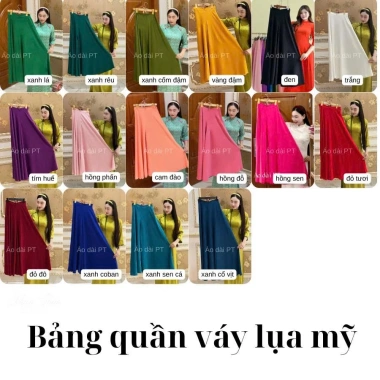 Áo Dài Tết Voan Thêu 4 Tà Hoa Sen Xanh Thanh Cao Sắc Xuân Mẫu Mới VT99 298.770đ