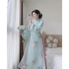Áo dài Tết Voan thêu cá chép hoa sen nút tàu quần satin giá ưu đãi 297.515 6