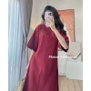 Áo dài thêu hoa Maian tay lửng nhung, quần lụa mềm mịn, mặc Tết - Giá 55.999₫ 3